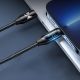 6. Wozinsky WUCLC2 Lightning – USB-C 36 W 480 Mbit/s 2 m Kabel mit Display – Schwarz