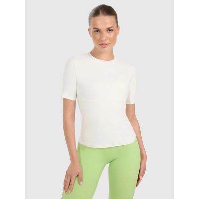 2. Damen-Trainingsshirt, schnelltrocknend, schmal geschnitten, Größe 4F 4FWAW25TFTSF1518-12S