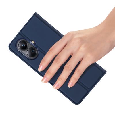 11. Dux Ducis Skin Pro Hülle für Realme 10 Pro Flip Card Wallet Stand Blau