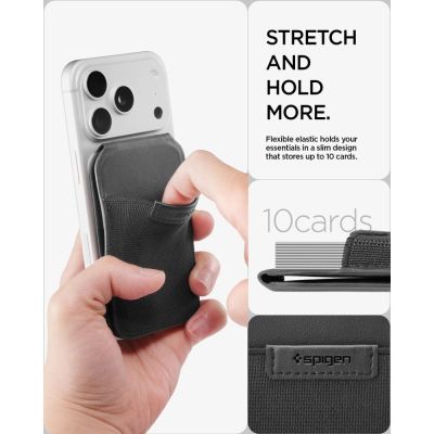 12. Spigen Slim Fold S314-4 MagSafe Handyhülle – Schwarz