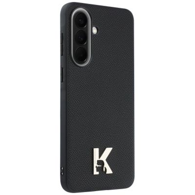 4. Karl Lagerfeld Karl Head Logo Hülle für Samsung Galaxy A57 5G - Schwarz
