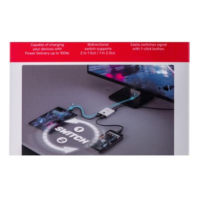 6. UNITEK USB-C-Switch 4K 144Hz, bidirektional