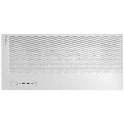 8. Antec Flux Pro Full-Tower E-ATX PC-Gehäuse, gehärtetes Glas – Weiß