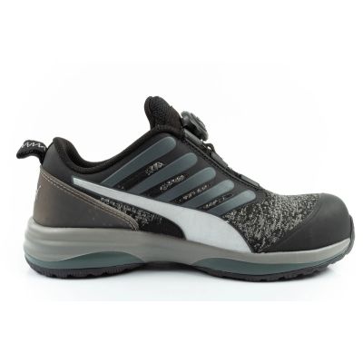 4. Puma Charge Black Disc Low S1P ESD HRO SRC Arbeitsschuhe Schwarz BOA