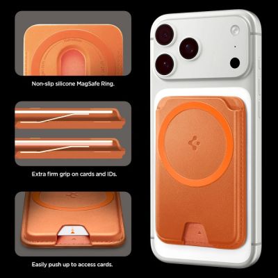 14. Spigen Valentinus MagFit+ MagSafe Magnetische Handyhülle – Orange