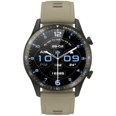 8. Smartwatch Gravity Black 2 Armbänder GT10-2