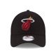 2. New Era 9FORTY NBA The League Miami Heat Schwarze Kappe - 11405603
