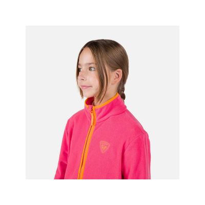 3. Rossignol Jr Strawpile Fleece Fz Rosa Sweatshirt