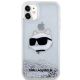 5. Karl Lagerfeld KLHCN61LNCHCS iPhone 11/ XR Silber/Silber Hardcase Glitter Choupette Head
