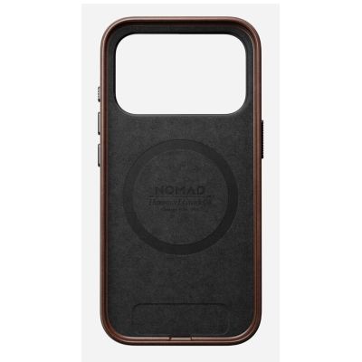 6. Nomad Traditionelle Lederhülle für 16 cm (6,3") Mobiltelefone Braun