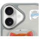 6. Nimmy Glasses Cool Cat MagSafe Case für iPhone 16 - Grau