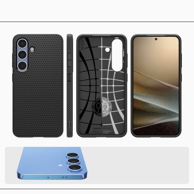 13. Spigen Liquid Air Hülle für Samsung Galaxy S25 – mattschwarz