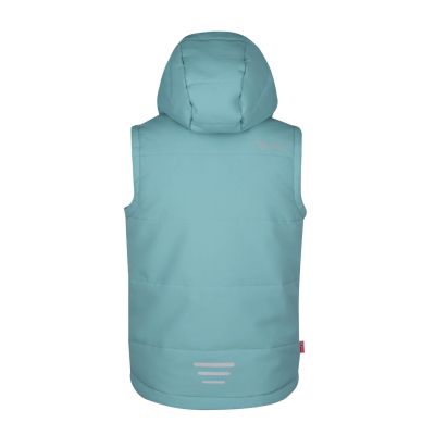 2. Gefütterte Kinderweste für Jungen/Mädchen Trollkids Kids Narvik Vest XT glacier green/orchid (730-325)