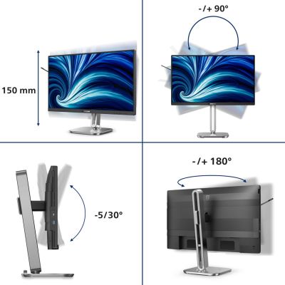5. Philips 4000 Serie 24B2N4200/00 Computermonitor 60,5 cm (23,8 Zoll) 1920 x 1080 Pixel Full HD LCD Grau