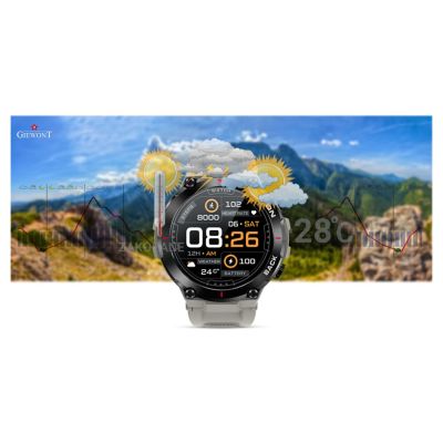 14. GIEWONT Pionier GPS GW460-3 Smartwatch - Hellgrau
