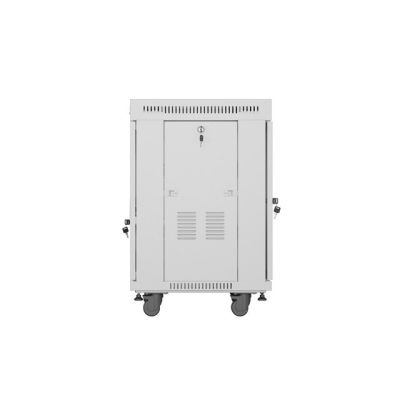 7. Lanberg FF01-6615-12SL Freistehendes Rack 15U Grau