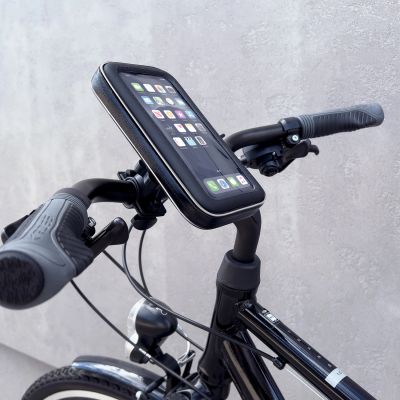5. Wozinsky Handyhalterung für Fahrrad, Motorrad, Roller schwarz (WBHBK7)