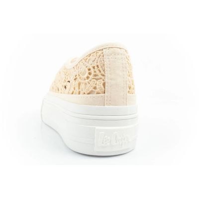 5. Lee Cooper Damen-Sneaker mit durchbrochener Spitze und Plateau