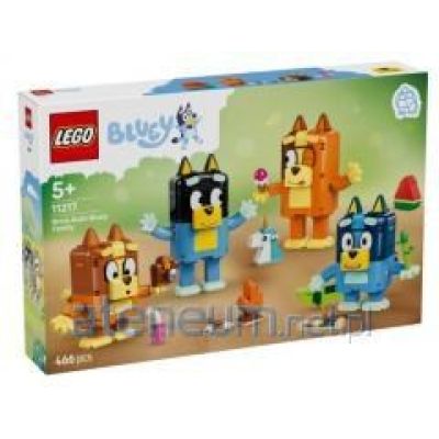 16. LEGO Bluey 11217 – Blues Familie aus Bausteinen