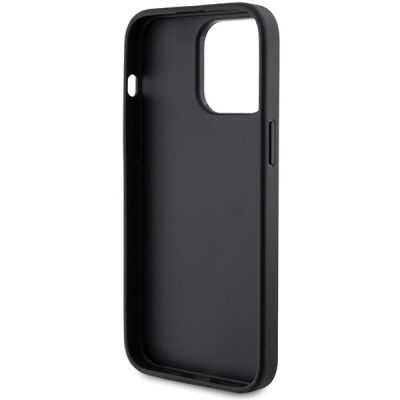 7. Guess 4G Metal Gold Logo iPhone 15 Pro Hülle - Grau