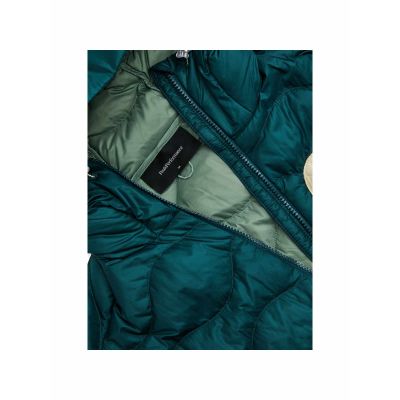 4. Herren-Daunenjacke PEAK PERFORMANCE M Helium Utility Down Hood Jacket, Farbe Grün