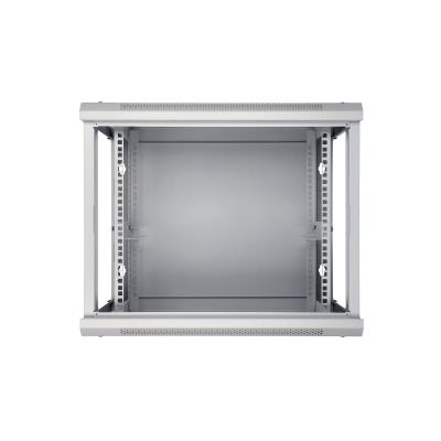 2. EXTRALINK Wandregalschrank 9 HE 600 x 450 mm Grau