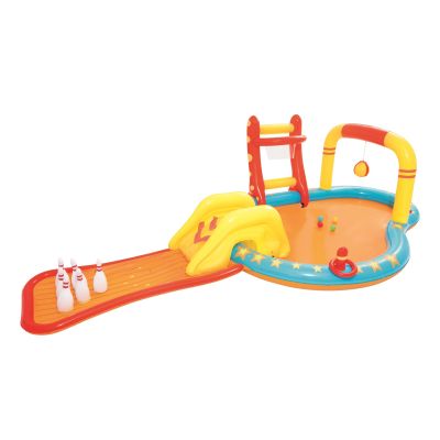 2. Bestway 53068 Aufblasbarer Spielplatz 435x213x117cm