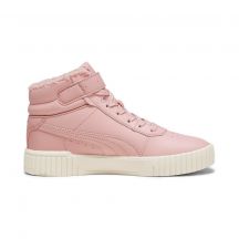 Puma CARINA 2.0 MID WTR Damen Winterschuhe isolierte Sneakers aus Öko-Leder rosa (385852-04)