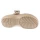 4. Crocs Classic Platform Dipped Buckle Clog 213230-2NM Beige 36/37