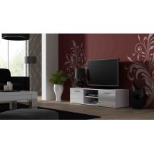 TV-Schrank SOHO 140 weiß/glänzend weiß