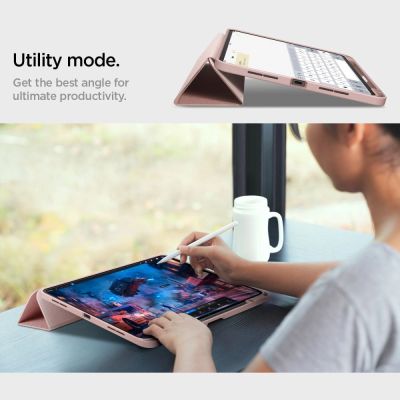 17. Spigen Urban Fit Hülle für iPad Pro 11" 5/6/2024-2025 - Pink