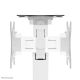 13. Neomounts DS70-250WH1 Monitorhalterung/Ständer 88,9 cm (35") Schreibtisch Weiß