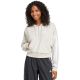 Damen adidas Essentials 3-Streifen French Terry Quarter-Zip Hoodie Beige JN1958