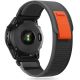 Tech-Protect Nylonband für Garmin Fenix ​​​​3 / 5X / 3HR / 5X Plus / 6X / 6X Pro / 7X – Schwarz & Orange
