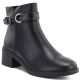 Schwarze Damen-Ankle-Boots aus Leder mit isolierter Sohle, Sergio Leone BT-25-S