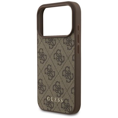 6. Guess 4G Classic Hülle für iPhone 17 Pro / 18 Pro - Braun