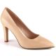 12. Sergio Leone W SK415B beige Pumps mit hohem Absatz