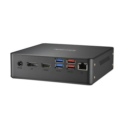 9. Shuttle NC40U Barebone-Computer, 0,84 l, Schwarz, Intel 7305 SoC, 1,1 GHz
