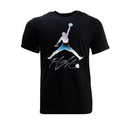 Air Jordan Graphic Crew Flight Tee Herren Sport-T-Shirt Schwarz - DV8414-010