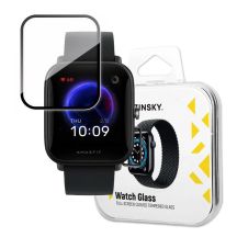 Wozinsky Watch Glass Hybridglas für Xiaomi Amazfit Bip U schwarz