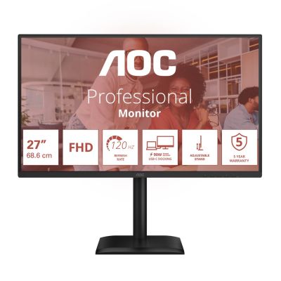 24. AOC Monitor 68,6 cm (27") 27E4CV 16:9 HDMI+DP+USB-C Lift