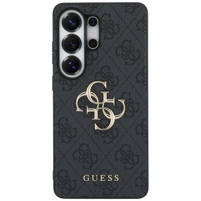 3. Guess 4G Big Metal Logo Hülle für Samsung Galaxy S26 Ultra - Schwarz