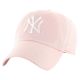 47 Brand New York Yankees Clean Up Cap B-RGW17GWSNL-PK Rosa One size