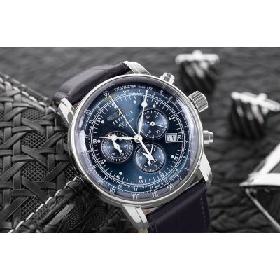 4. Herrenuhr ZEPPELIN 100 Yahre 7680-3 + Box