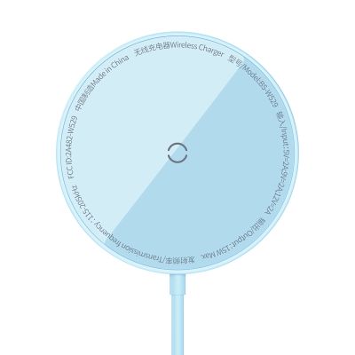 3. Baseus Simple Mini3 magnetisches Ladegerät MagSafe Qi 15W blau