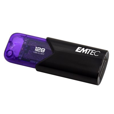 2. Emtec Click Easy USB-Stick 128 GB USB Typ-A 3.2 Gen 1 (3.1 Gen 1) Schwarz, Lila