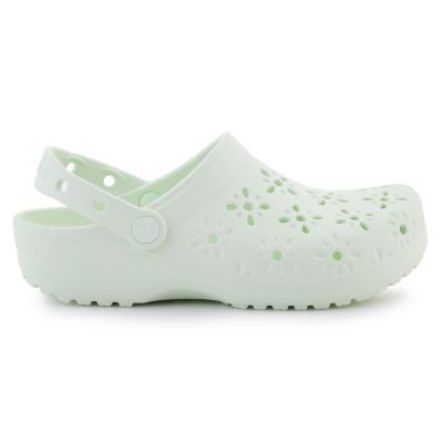 6. Crocs Classic Floral Cut Out Clog W 210927-3YH Pantoletten