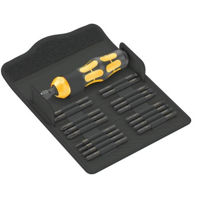 5. Wera Schlagschrauber mit 18-teiligem Bit-Set im Kraftform Kompakt 900 Set1 Koffer