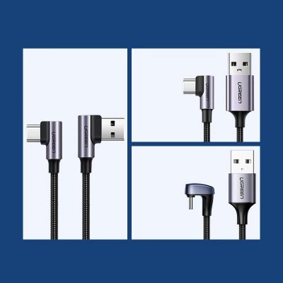 6. Ugreen USB-Kabel - USB Type C Quick Charge 3.0 QC3.0 3 A 0,5 m grau (US176 20855)