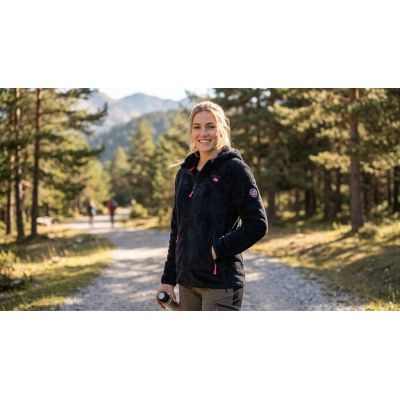 6. Damen-Fleecejacke Geographical Norway UPALOOD BLACK DB LADY 047-1 (WZ4195F/GN-BLACK)